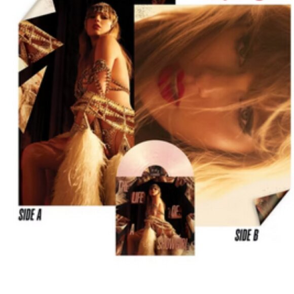 Taylor Swift The Life of a Showgirl The Crowd is Your King Edition Pink Vinyl LP - Picture 3 of 3